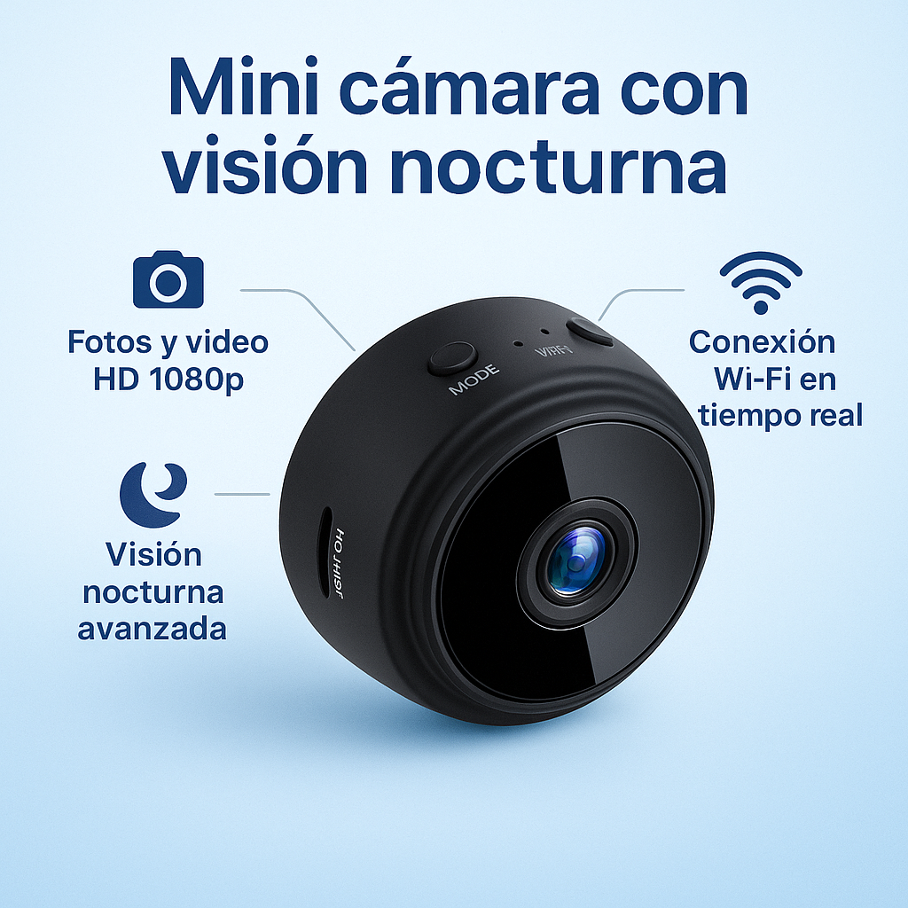 Mini Cámara Vigilancia- Spy Dot