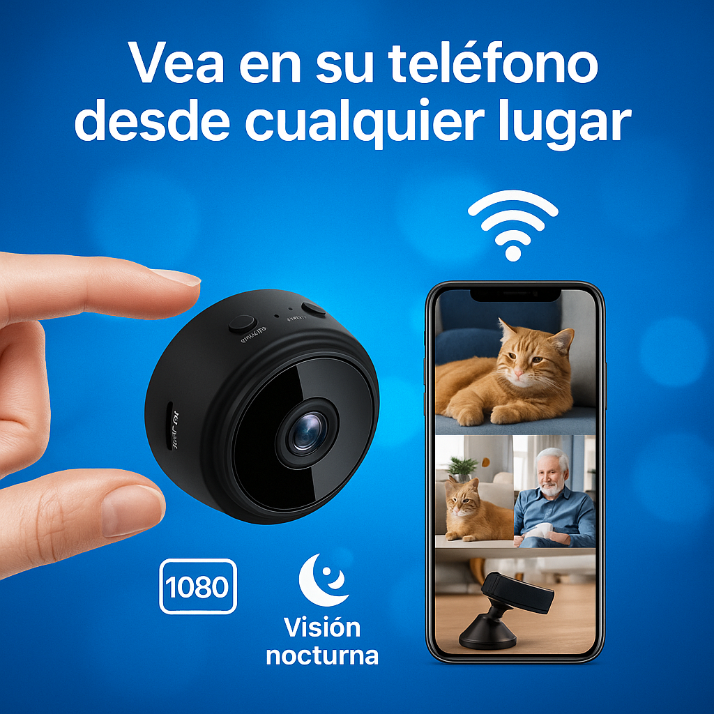 Mini Cámara Vigilancia- Spy Dot