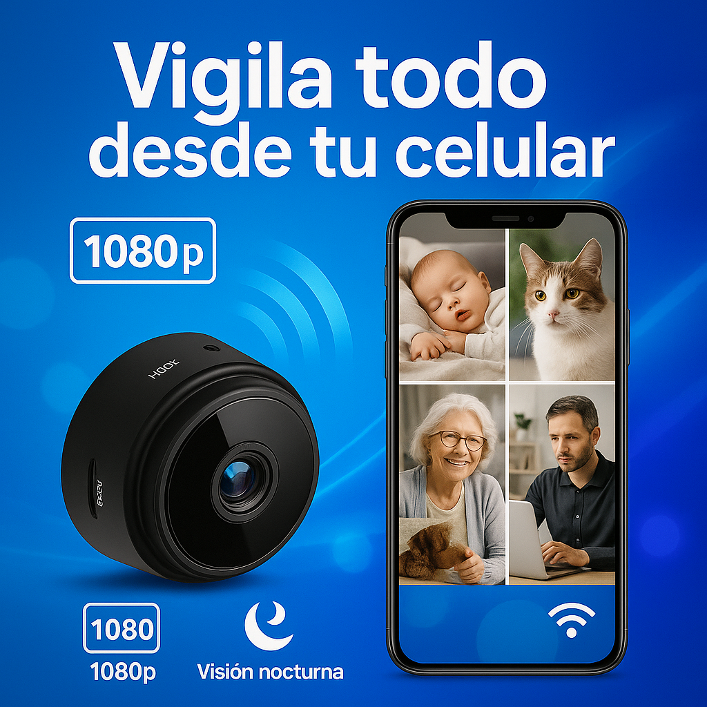 Mini Cámara Vigilancia- Spy Dot
