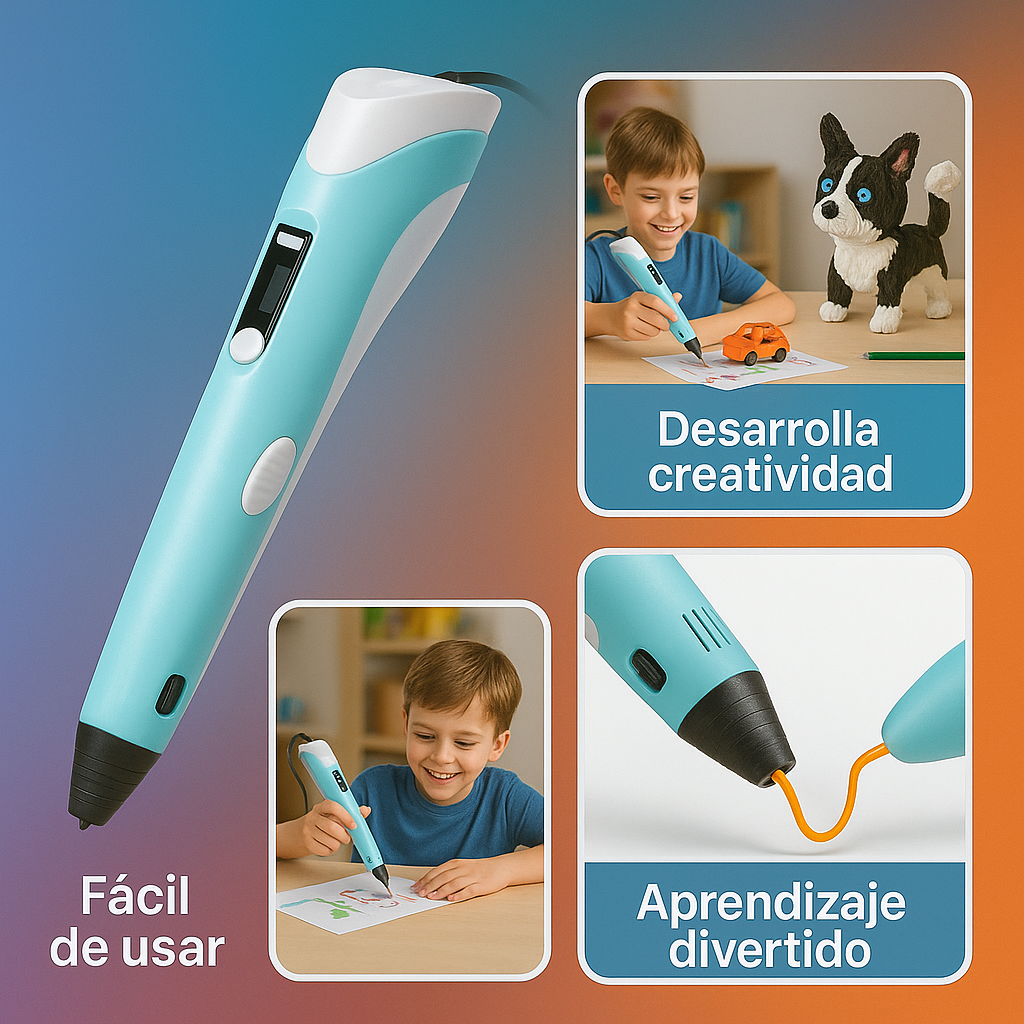 Bolígrafo Creativo 3D – ShapeMaker