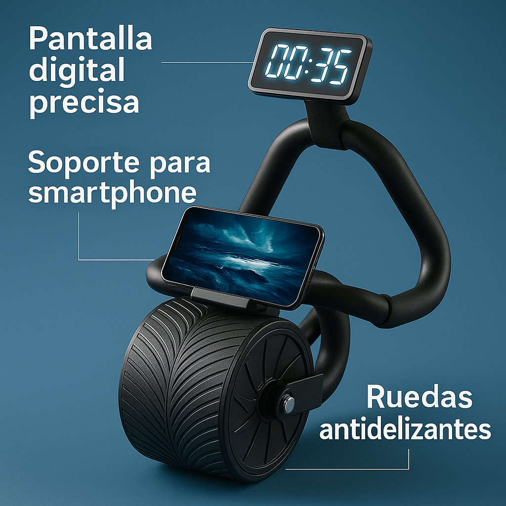 Rodillo Fitness con Pantalla - RollFit